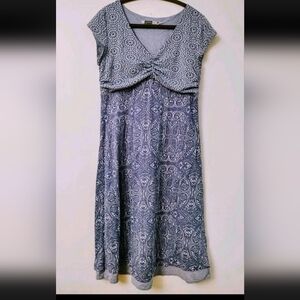 Athleta Dhara Purple Midi Dress Medium Tall